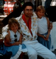 Erinnerunsphoto mit dem Liebling der Kinder