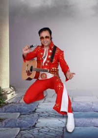 Elvis in Red